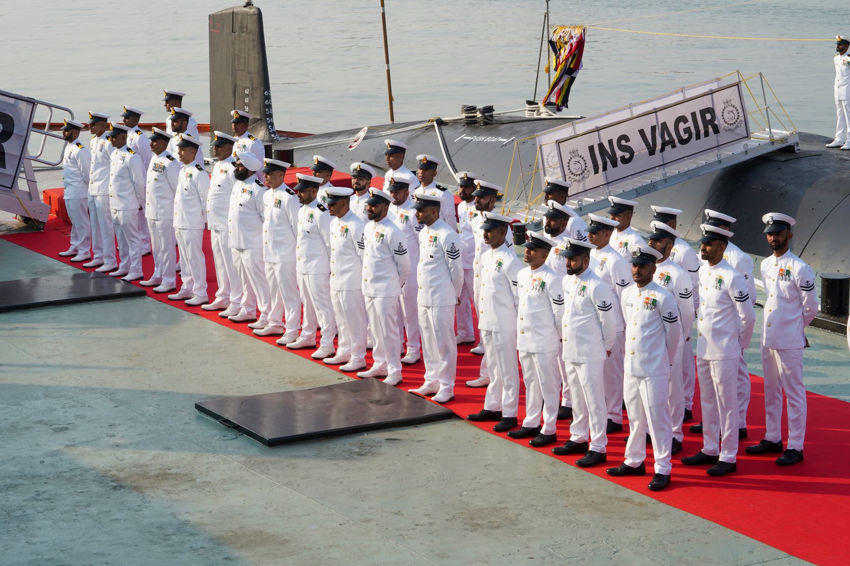 Commissioning Of Indian Naval Ship Vagir By Admiral R Hari Kumar, PVSM, AVSM, VSM, ADC Chief Of The Naval Staff - 23rd Jan 2023123
